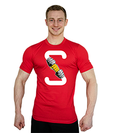 Tričko Superhuman S-FIST - červené
